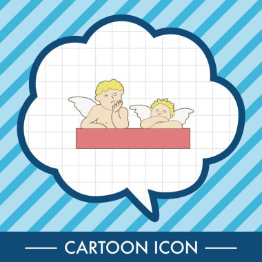 Angel Tema öğeleri vektör, eps simgesi öğesi