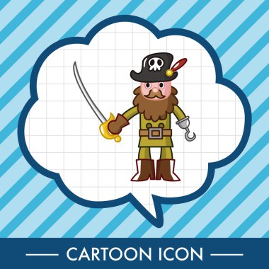 korsan Tema öğeleri simge öğesi