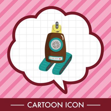 Robot Tema öğeleri vektör, eps simgesi öğesi