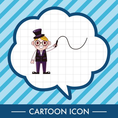 sirk tamer Tema öğeleri vektör, eps simgesi element simgesi ögesi