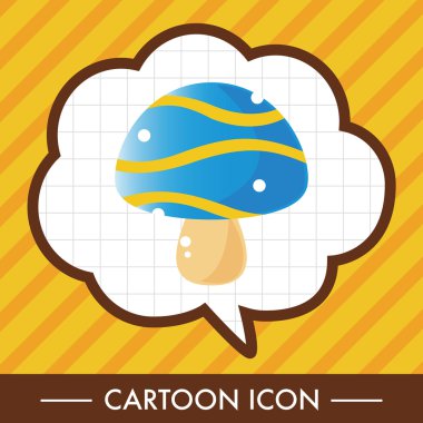 mantar karikatür Tema öğeleri vektör, eps simgesi element simgesi ögesi