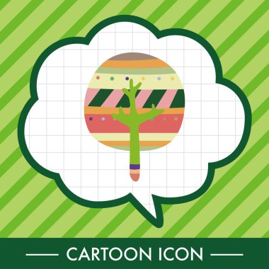 ağaç Tema öğeleri vektör, eps