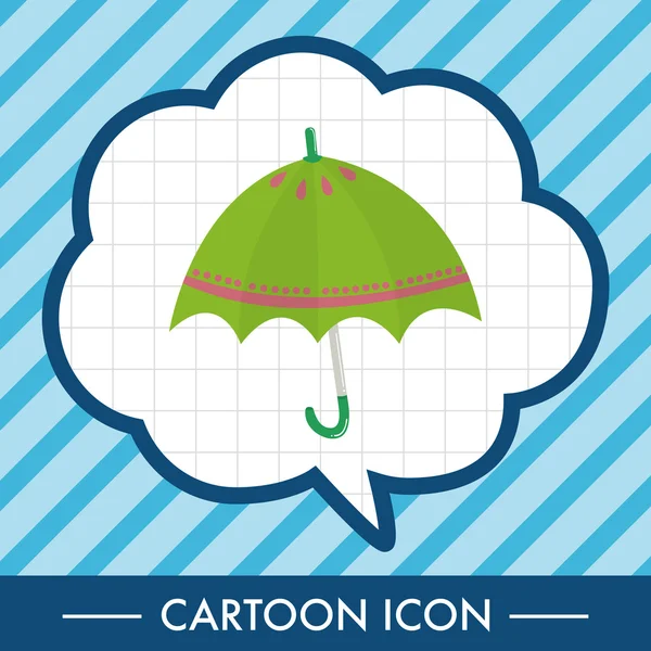 Parapluie thème elemets vecteur, eps élément icône — Image vectorielle