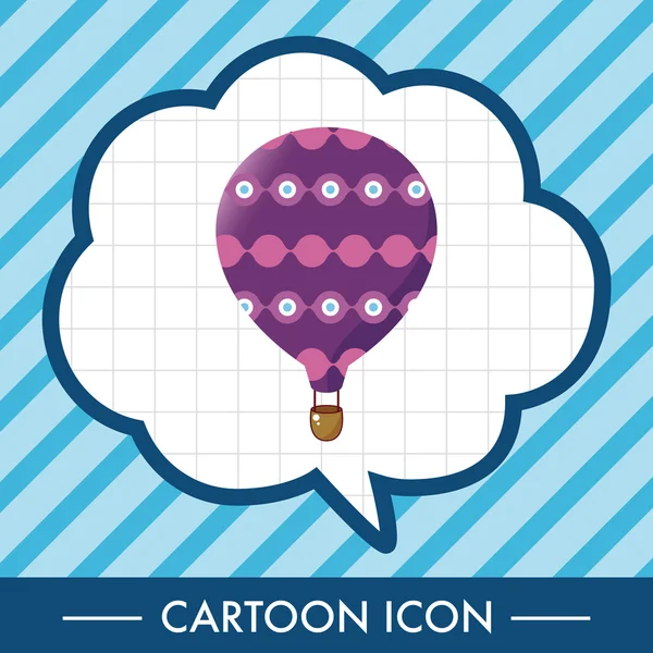 Estilo balão de ar quente tema elementos vetor, elemento de ícone eps — Vetor de Stock