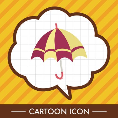 Şemsiye Tema elemets vektör, eps