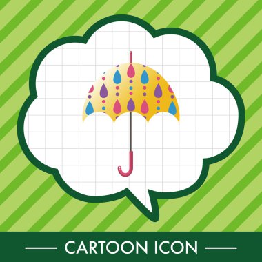 Şemsiye Tema öğeleri vektör, eps