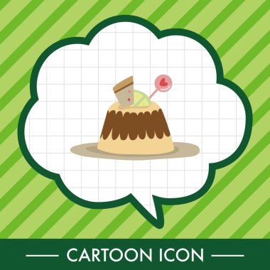 Dekorasyon kek Tema öğeleri vektör, eps10