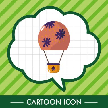 Stil sıcak hava balon Tema öğeleri vektör, eps
