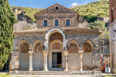 Benedictine Manastırı Sant Angelo in Formis, Baş Melek Michael 'a ithaf edilmiştir. Capua, Campania, İtalya.