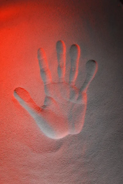 Arka plan ile renkli ışıklı kum