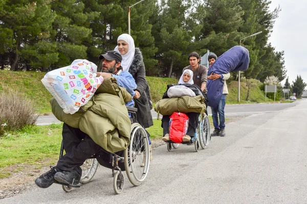 Vluchtelingencrisis Idomeni Griekenland — Stockfoto