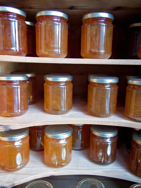 Marmelade im Glas — Stockfoto