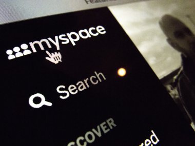 MySpace web sayfası 