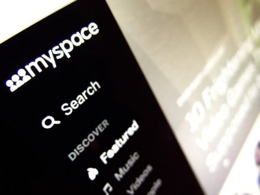 MySpace web sayfası 