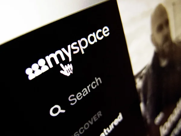 Página web de Myspace —  Fotos de Stock