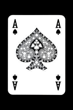 Kağıt oynayan maça ası