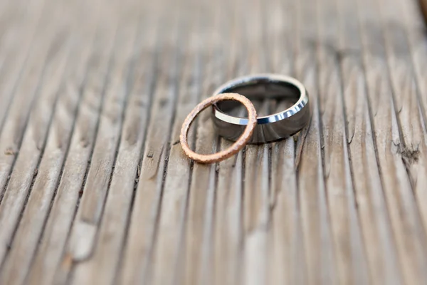 Anillos de boda — Foto de Stock