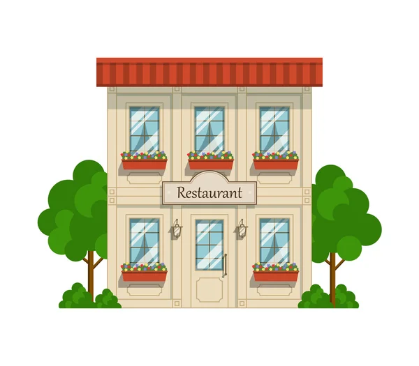 Hotel restaurant — Stockvector