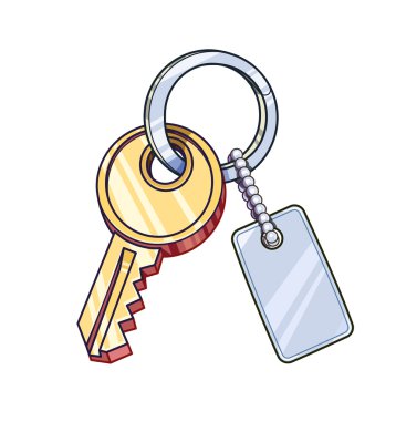 Anahtarlık ile anahtar