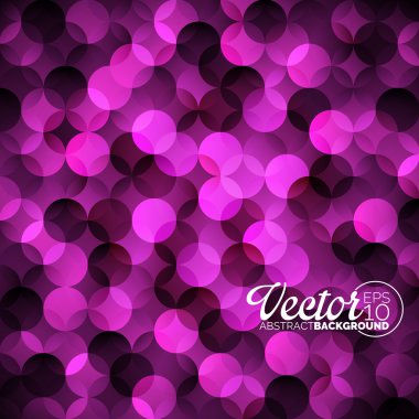 Geometrik vektör arka plan daireler. Soyut köşeli tasarım.