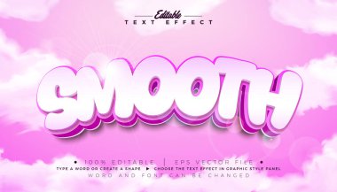 Bal Düzenlenebilir Metin Efekti Grafik Tasarımı 3d Sıvı Harflerle Sarı Arkaplanda. Kutlama Kart, Flyer, Banner, Kutlama Posteri veya Parti Davetiyesi için Premium Vektör Tipografi Model İllüstrasyon Şablonu