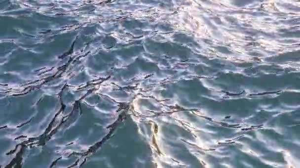 Closed Repeating Cycle Movement Water Waves Video Render — Stock Video