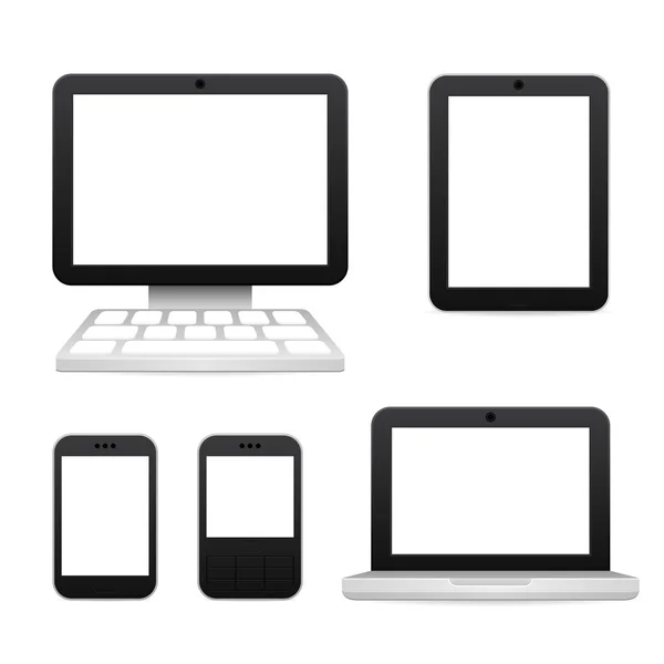 Digital devices icons — Stock Vector