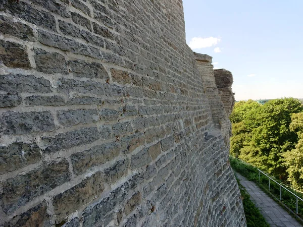 Old Stone Wall Sky — Stock Photo, Image