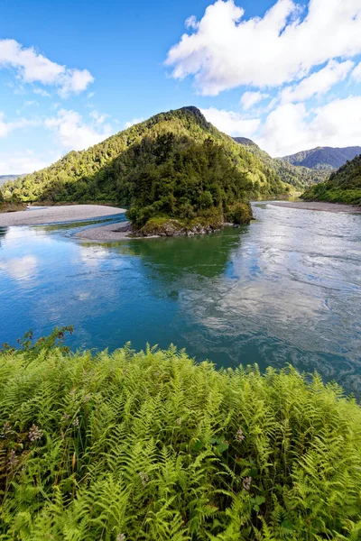 Buller Gorge Een Schilderachtig Rivierdal Langs Buller River — Stockfoto