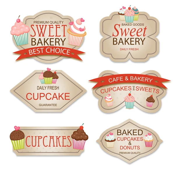 Bakery labels — Stock Vector