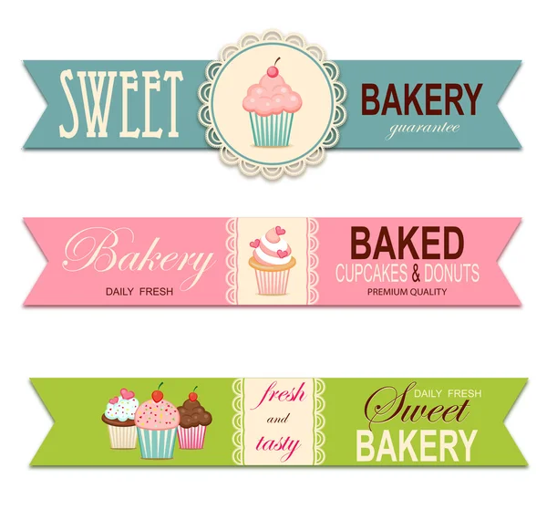 Bakery labels — Stock Vector