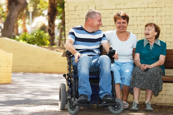 Mensen met een handicap Gemeenschap Rechtenvrije Stockfoto's