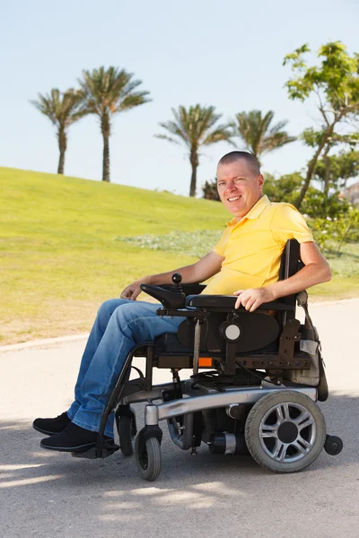 Freedom of disabled man. — Stock Photo, Image