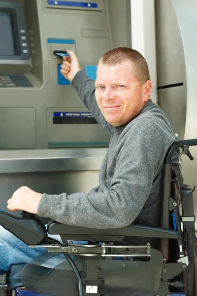 Uomo disabile — Foto Stock