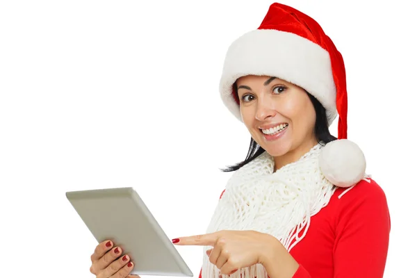 Young christmas woman — Stock Photo, Image