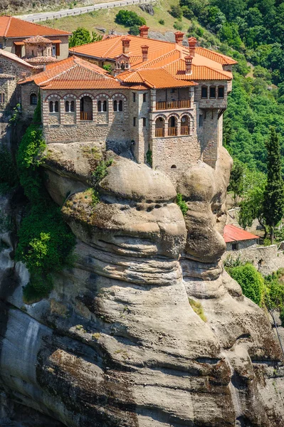 El monasterio del acebo de Varlaam, Meteora, Grecia — Foto de Stock