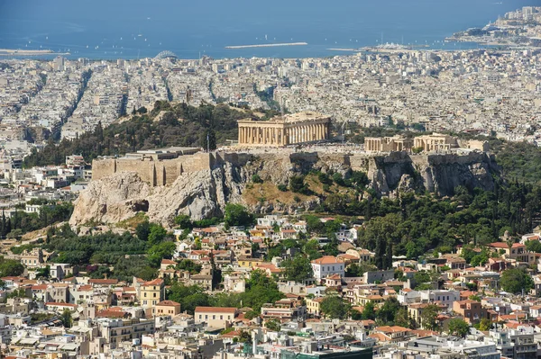 Міський пейзаж сучасних Афін — стокове фото