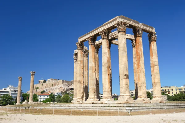 Tempio di Zeus, Olympeion, Atene, Grecia — Foto Stock