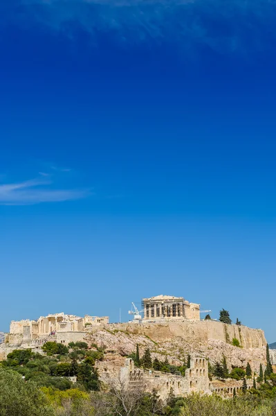 Akropolis tepesi gündüz — Stok fotoğraf