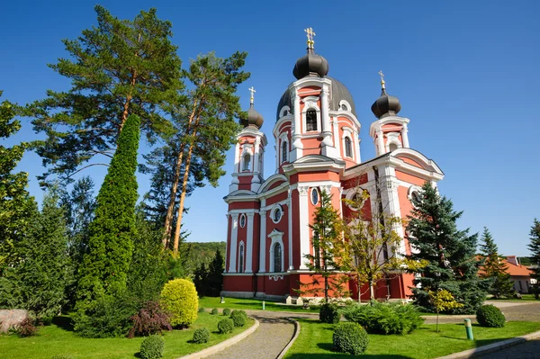 Mosteiro Cristão Ortodoxo Curchi, Moldávia — Fotografia de Stock