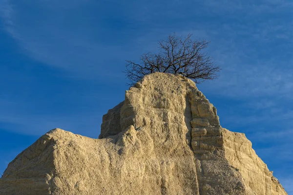 View to limestone Duruitoare Gorge, Riscani, Moldova — Stock Photo, Image