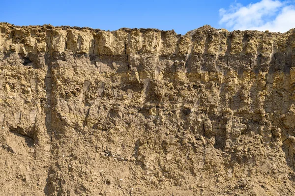 Utvecklat sand- eller lerbrott — Stockfoto