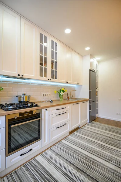 Cozy modern kitchen interior