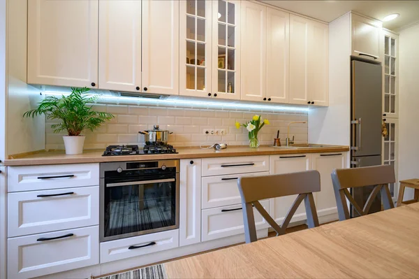 cozy modern kitchen interior