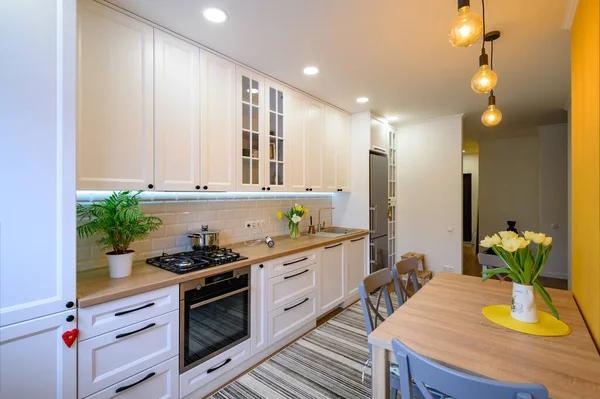 cozy modern kitchen interior