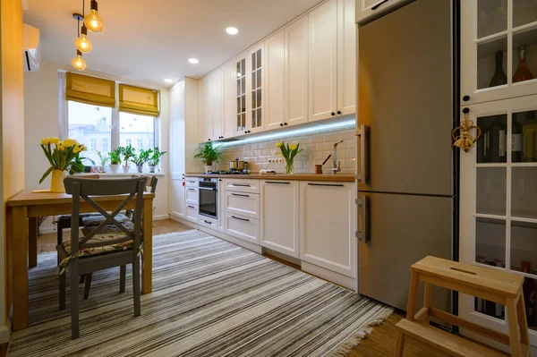 cozy modern kitchen interior
