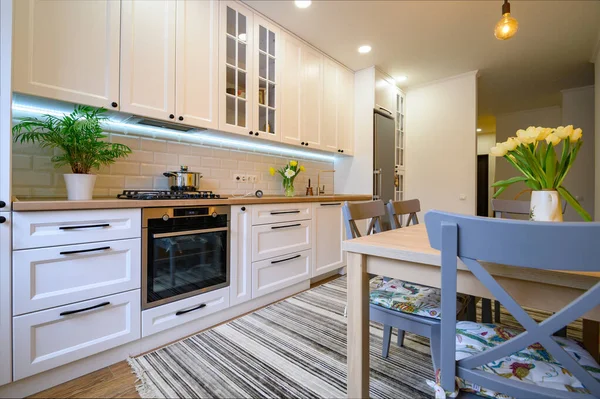 cozy modern kitchen interior