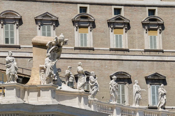 Mura del Vaticano, Piazza San Pietro — Foto Stock