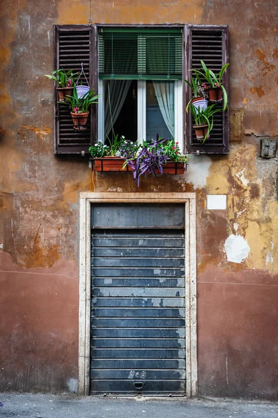 Gamla gator i Rom, Italien — Stockfoto