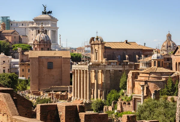 Römische Ruinen in Rom, Forum — Stockfoto